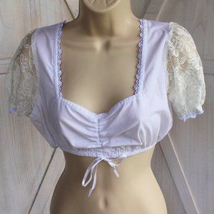 RARE Shoenberger German Crop Top Women 4/6 Costume